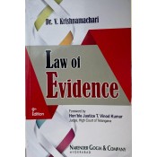 Narendra Gogia & Company's Law of Evidence by Dr. V. Krishnamachari [9th Edn. 2023]